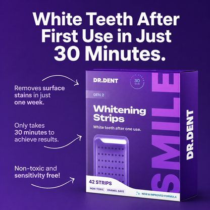OWHITE TEETH WHITENING STRIPS